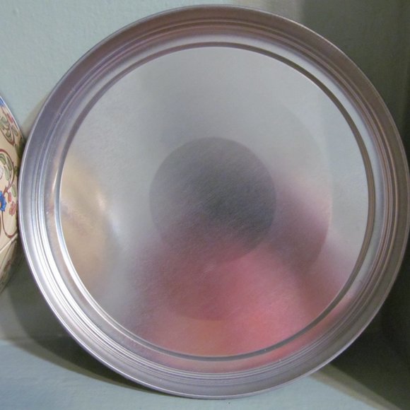 Nyåkers Pepparkakor Swedish Cookie Tin Tan Green Blue Floral - Picture 10 of 15